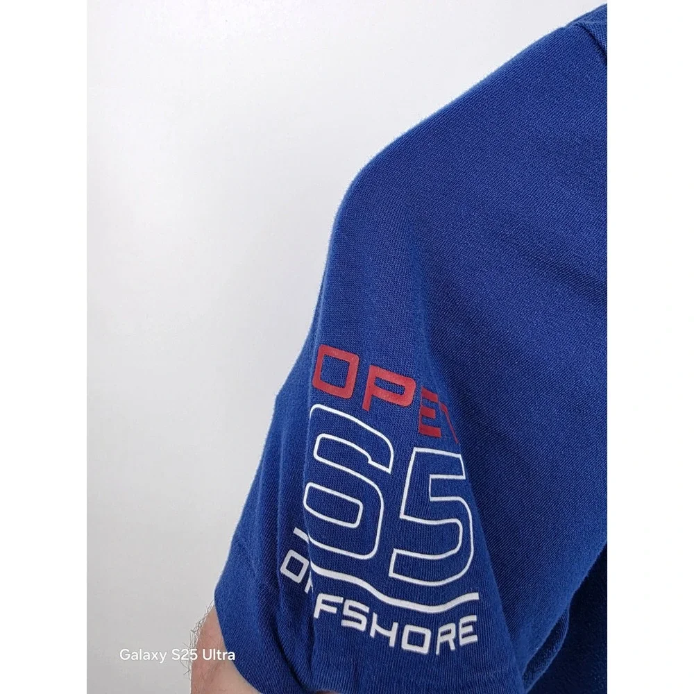 Polo Ralph Lauren Sailing Team T-Shirt Mens Large Blue Open 65 Offshore P15 L